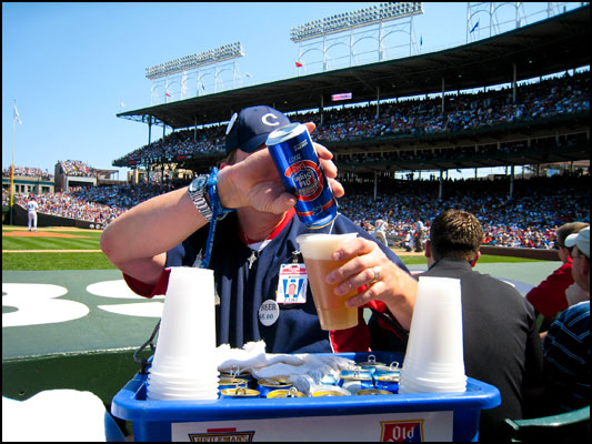 St.Louis @ Cubs August 2007, outdoor baseball at it's finest.