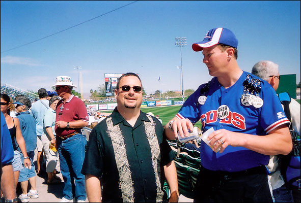 The first Olde Style Beer of 2006 was sold to Tim Tucker, with Jim Stepek as my photographer… Cheers Tim and Jim!