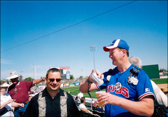 The first Olde Style Beer of 2006 was sold to Tim Tucker, with Jim Stepek as my photographer… Cheers Tim and Jim!