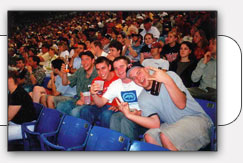 Ryan and friends partying @ Twins Game.