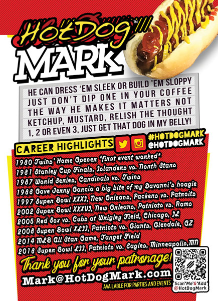 2019 Hot Dog Mark Card
