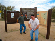 Darin and Charles do a pose down before we enter the Tonto National Forest for some off-road action.